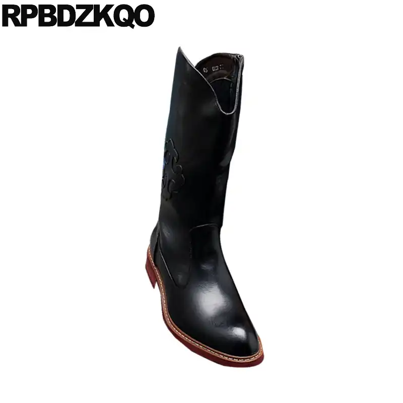 men's tall shaft cowboy boots