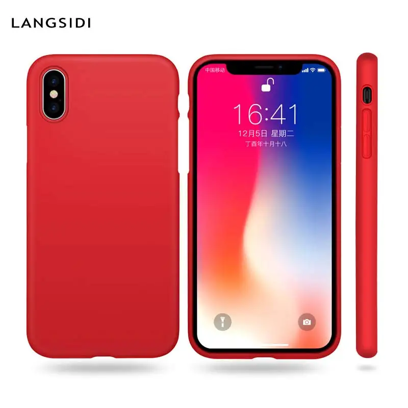 

All inclusive Anti-fall phone case for iPhone X XS XS MAX XR 10 8 8 plus 6 6s plus 5 Solid color Ultra-thin protective case