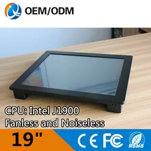 19″ embedded rugged tablet pc industrial computer with 12804*1024 resolution Resistive touch screen Intel D525 1.8GHz