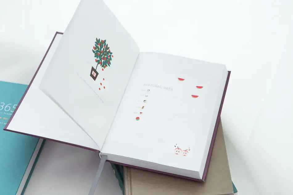 365 дней личный дневник планировщик блокнот ежедневник в твердой обложке офис еженедельный график милые корейские канцелярские libretas y cuadernos