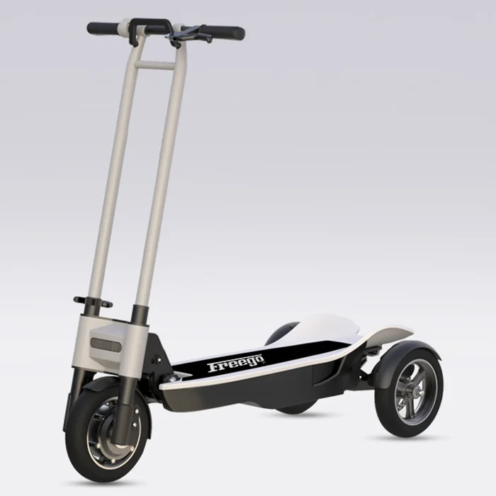 Freego ES-10 т 8,5 дюймов 3 колеса, Электрический скутер противоударный складной скейтборд Ховерборд 30 км 500 Вт двигателя С светодио дный передний