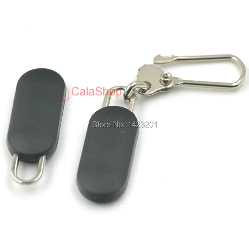 20 Pcs / Lot #5 Zipper Slider Fixer Repair Pull Tab Instant Rescue Set Replacement Molded With Locking Catch