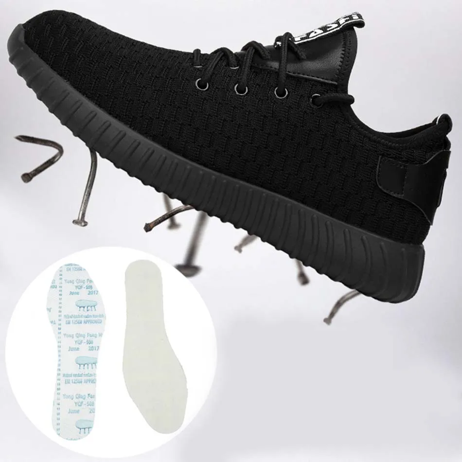 Cena Dragonscale Construction męskie Outdoor Plus Size stalowe Toe buty do pracy buty mężczyźni płyta stalowa dno odporne na przebicie obuwie ochronne