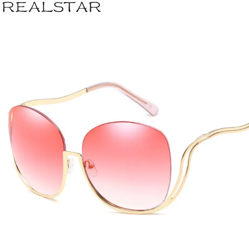 Realstar 2018 Новый полукруглый Солнцезащитные очки для женщин Для Роскошные