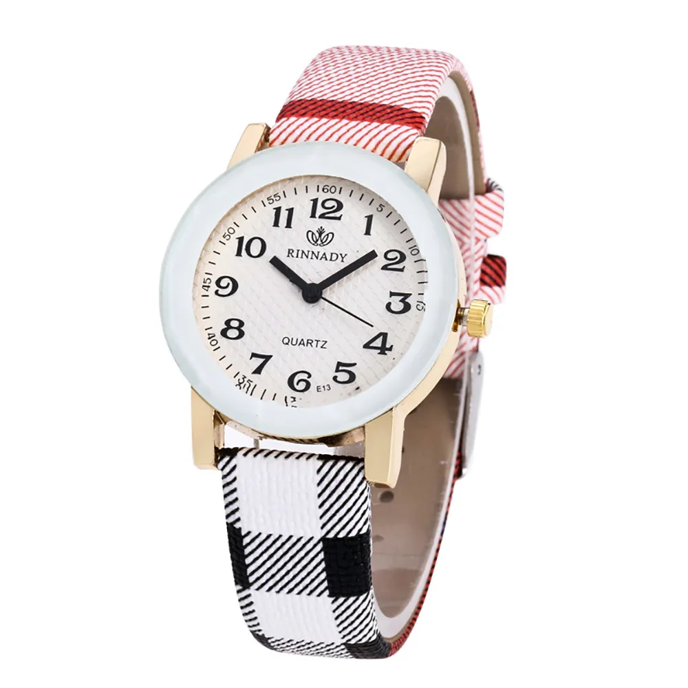 

Quality Fashion Women Watch Irregular Striped Leather Belt Ladies Watch Casual Round Quartz WristWatch Clock Montres Femme #W