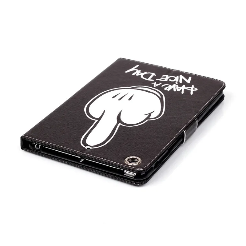 For Ipad Air 5 Case Flip PU Leather Smart Cover Fashion Big Finger Words Wallet Stand Card Slots Tablet Covers For Apple Ipad 5  (27)