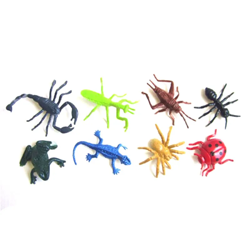 

8Pcs Set Party Tricks Mini Animal Educational Play Toys Great Gift For Children Model Plastic Lizard Figures Kids Toy
