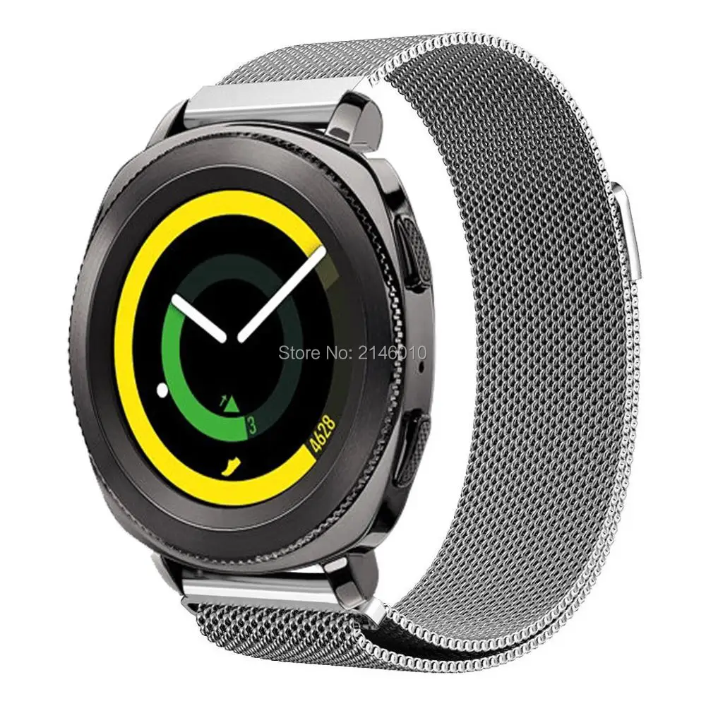 Сменный металлический ремешок из нержавеющей стали для samsung gear Sport SM-R600/gear S2, классические SM-R732 и SM-R735 умные часы