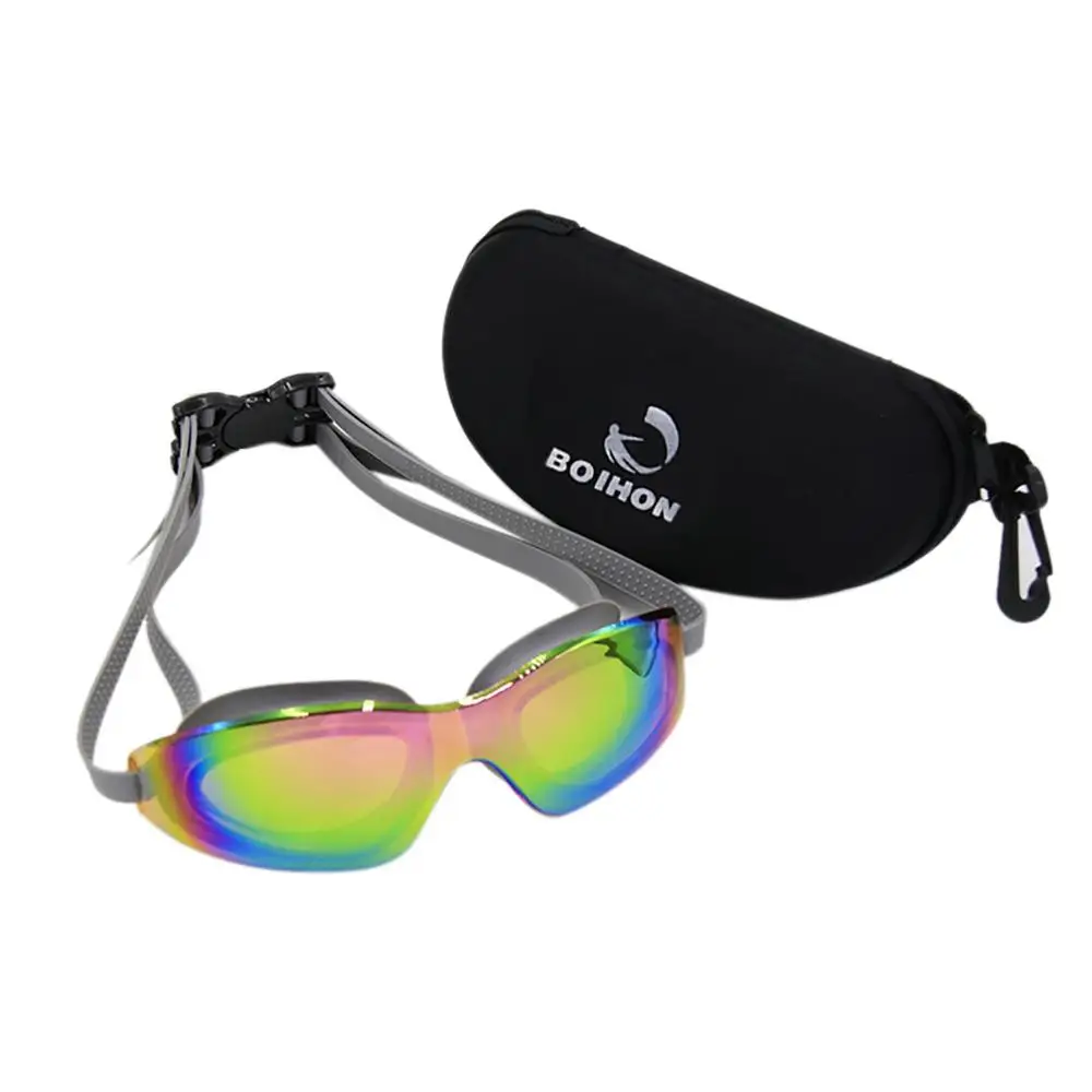 Горячие плавательные очки водонепроницаемые Профессиональные противотуманные очки УФ-Защита HD плавательные очки Новинка# sx - Цвет: C