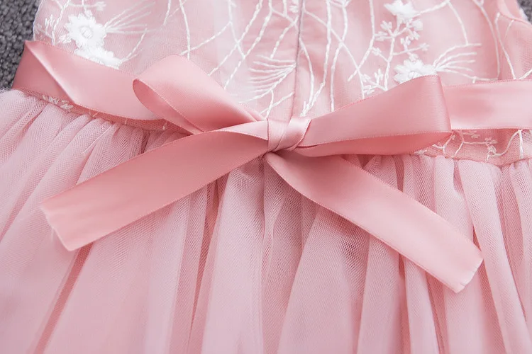 BibiCola/летнее платье для маленьких девочек модные милые платья для девочек платья на день рождения для маленьких девочек, кружевные вечерние платья-пачки с цветочным узором для свадьбы