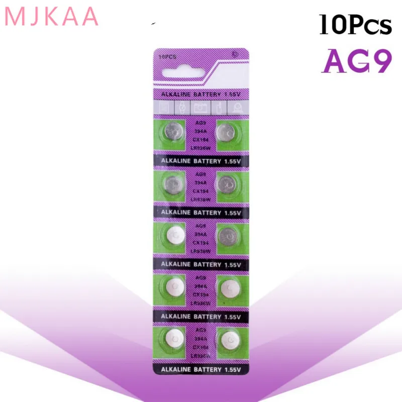 

10PCS/pack AG9 SR936SW Watch Cell Coin Battery SR936 936A 194 394 394-1W 280-17 x10 1.55V