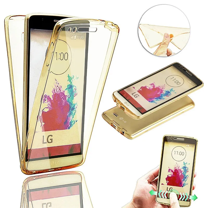

Luxury Transparent 360 Degree TPU Silicone Cases for LG G6 Case for LG G3 G4 G5 K8 k10 2017 Case Full Cover Phone cases