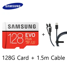 Карты памяти SAMSUNG Micro SD Card 64 Гб 128 ГБ оперативной памяти, 32 Гб встроенной памяти SDHC/SDXC Класс EVO + класс 10 C10 UHS TF карты Модуль памяти Transflash карты Micro sd 128 ГБ оперативной памяти, 32