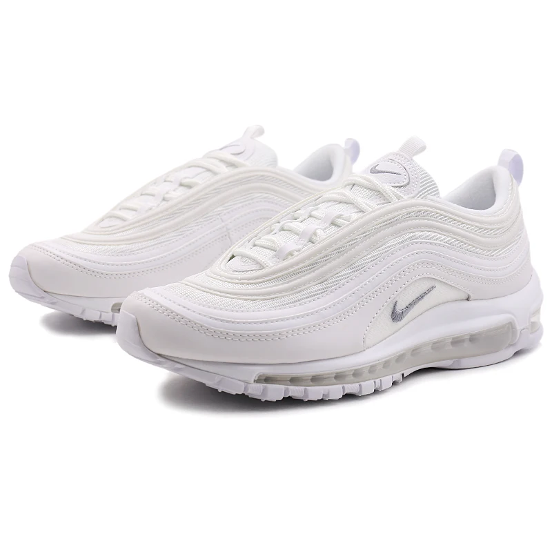 Original authentic Nike Air Max 97 OG QS RELEASE men's running shoes breathable sports shoes outdoor designer shoes 884421 200 Original authentic Nike Air Max 97 OG QS RELEASE men's running shoes breathable sports shoes outdoor designer shoes 884421 200