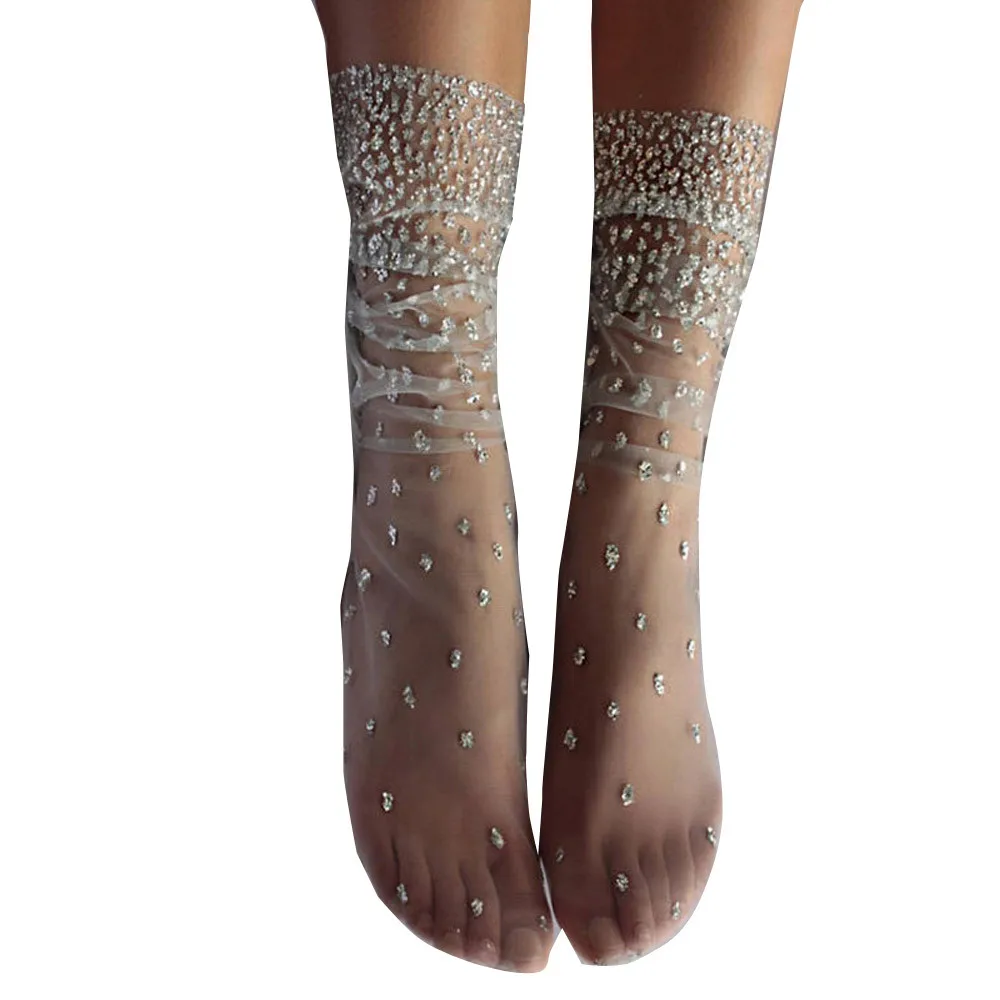 Ankle socks for women with high back