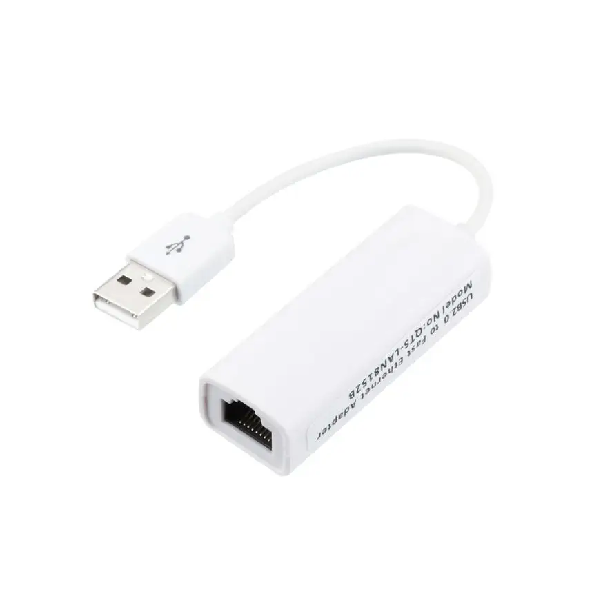HIPERDEAL 100Mbps USB2.0 Male to RJ45 Female Network LAN