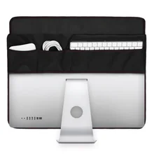 Пылезащитный чехол водонепроницаемый из искусственной кожи защитный с 3 шт карманами для 21 дюймов 27 дюймов Apple iMac Macbook ЖК-экран