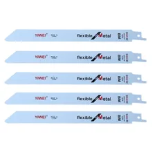 5 шт. S1022BF BIM 202 мм " сабельные пилы Набор гибких для металла