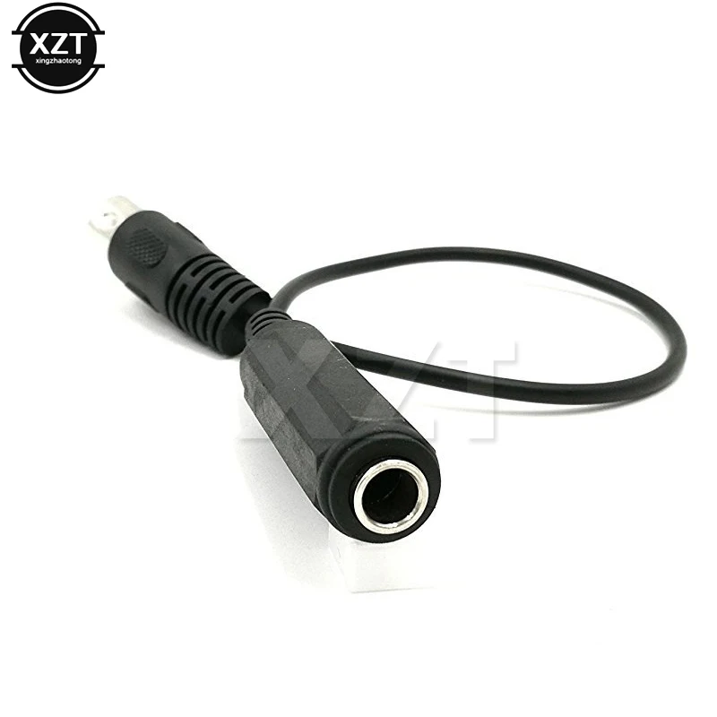 MIDI 5-Pin Din Male to Monoprice 6.35mm (1/4 Inch) Female TRS Stereo Audio Extension Cable for MIDI keyboard 30cm