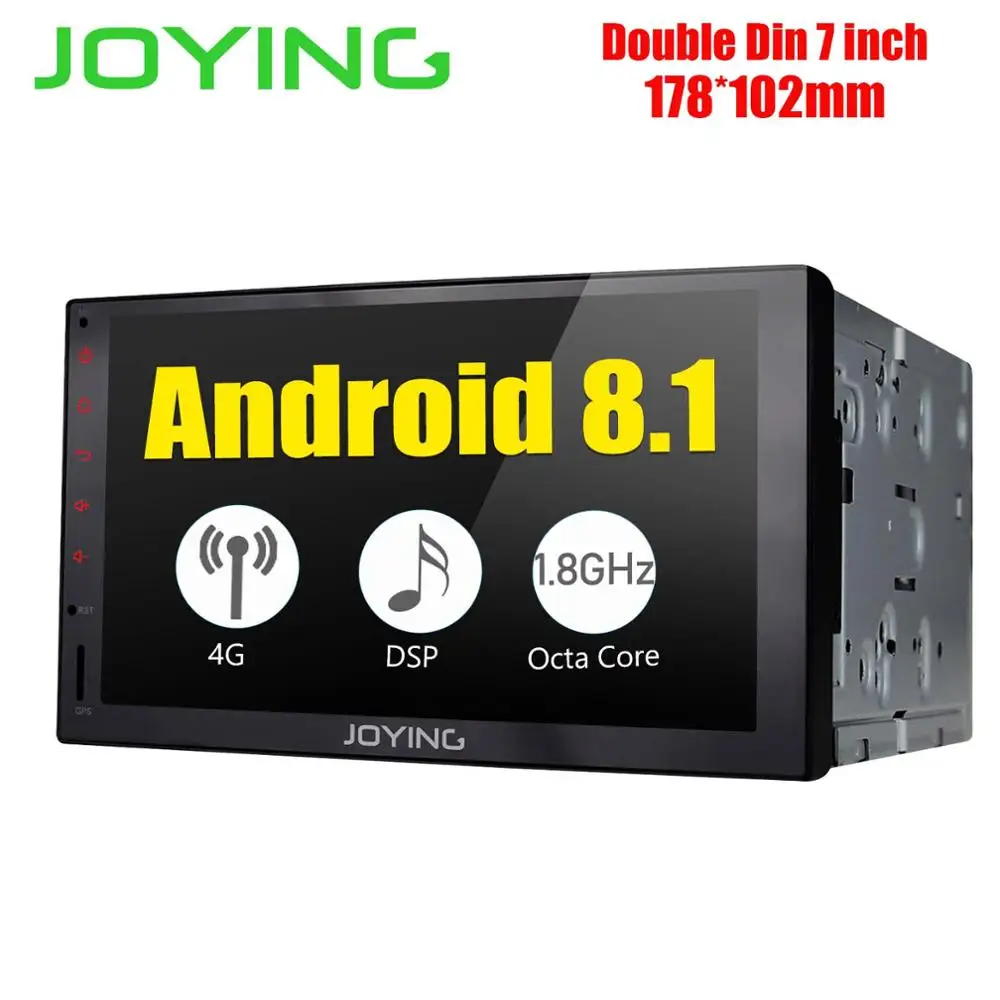 Cheap Double 2 Din 4GB+64GB Universal Head Unit Android 8.1 Car Stereo Built-in 4G Modem DSP For Toyota Nissan Honda GPS No DVD Player 3