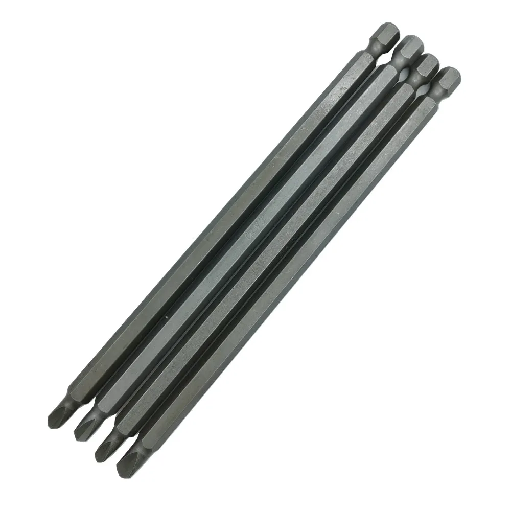 32PC Extra Long Security Power Bit Set 6" 150mm Length 1/4" Shank Tamperproof Torx CR-V