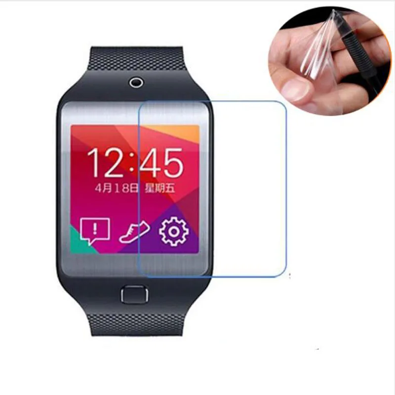 2pcs Soft TPU Ultra Clear Protective Film Guard For Samsung Gear2 Neo Gear 2 R381 Watch Full Screen Protector Cover (Not Glass) |