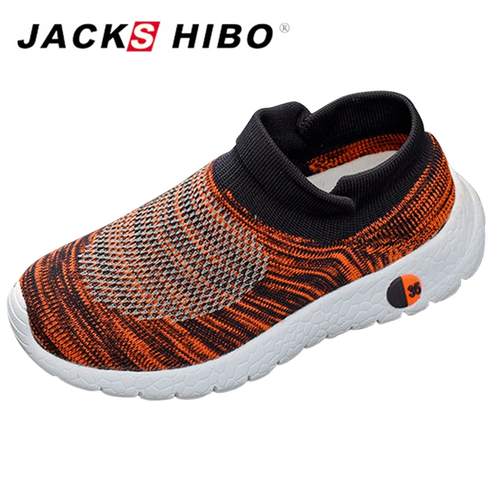 

JACKSHIBO Kids Shoes Air Mesh Breathable Shoes for Child Sneaker Fly Line Running Sneakers Autumn Shoes for Youth Outdoor Shoes