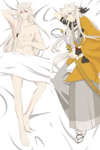 

Hot Game Touken Ranbu Kogitsunemaru Dakimakura Hug Body Pillow Case Cover 150cm