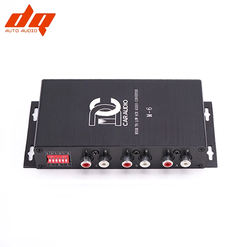 

High Quality Car Audio Subwoofer Amplifier 6 In 6 Out 6 Channel 6 Way High Fidelity Active High Turn Low Audio Converter New