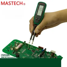 Смарт SMD тестер MASTECH MS8910 Цифровой мультиметр 3000 отсчетов RC Сопротивление Емкость диод метр тестер автоматическое сканирование