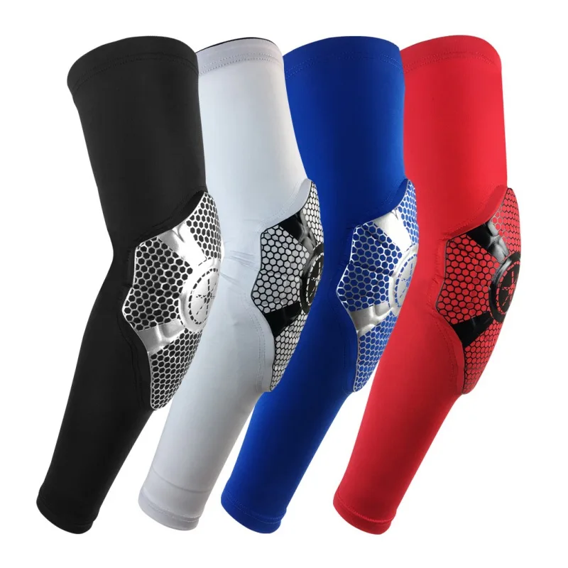 1pc Long Elbow Pads Sleeve Polyester Spandex Breathable Anti slip Anti