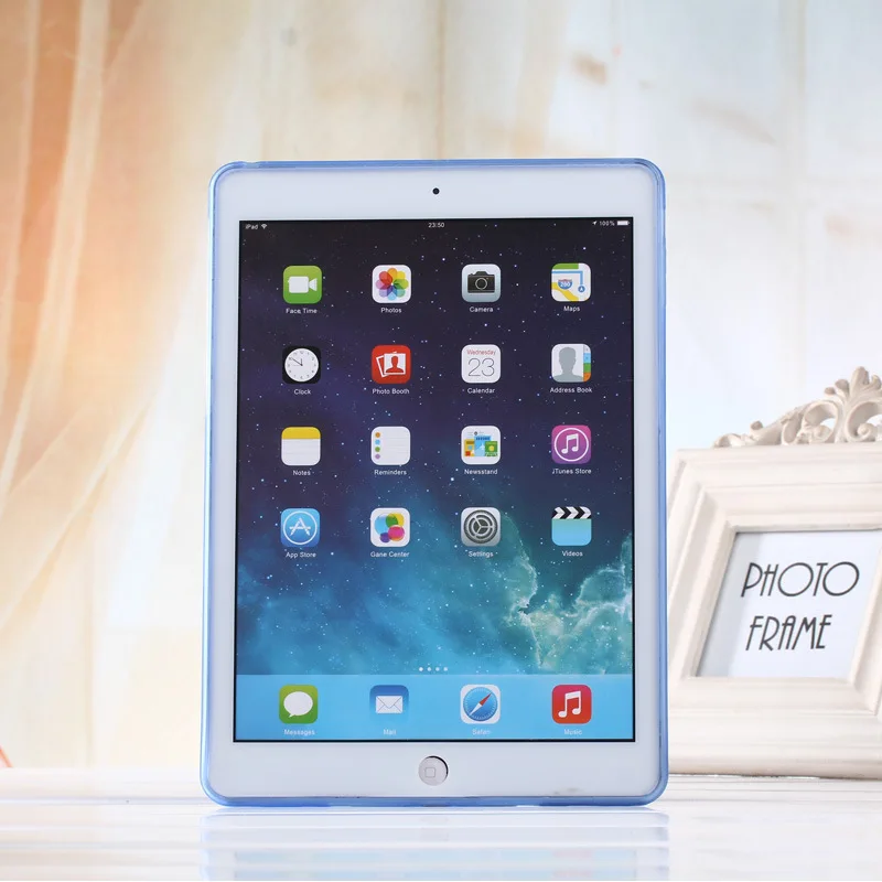 Мягкий силиконовый чехол для Apple iPad Air, для iPad 5, A1474, A1475, A1476, прозрачный защитный чехол для планшета из ТПУ+ стилус