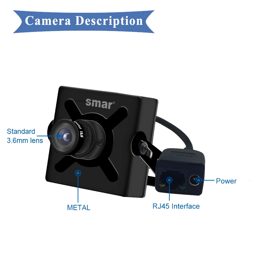 IP камера Smar 720P 960P 1080P Onvif CMOS для домашней системы безопасности видеонаблюдения P2P с