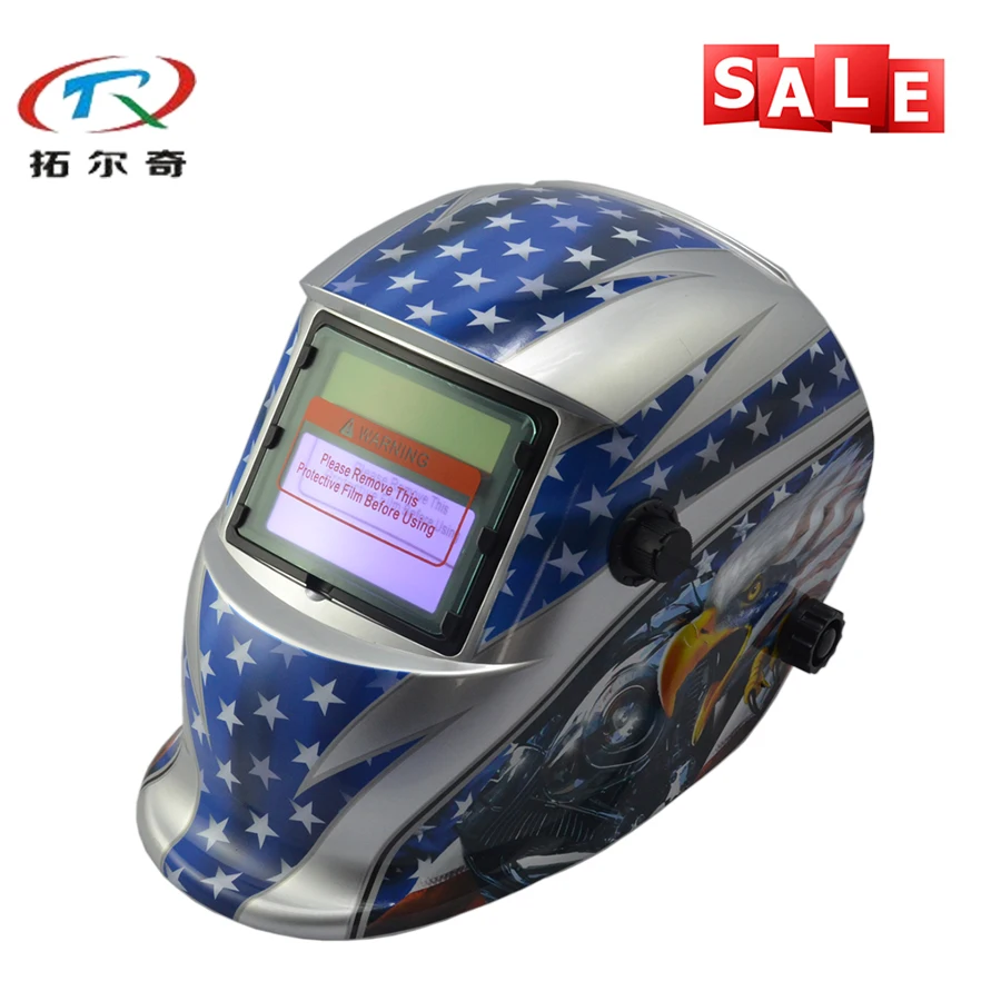 Fast Shipping Good Quality Blue Welding Helmets Grinding Automatic