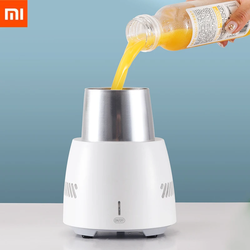 

Xiaomi BOLING Smart Touch Control Fridge Drink Cooler Cup 350ml Quick Frozen Drink Cooler Portable Refrigerator Rapid Cooling
