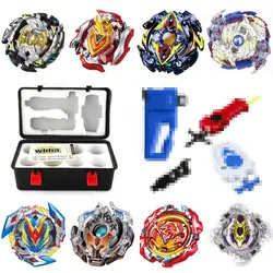 Beyblade burst набор bey blade коробка с пусковой установкой Beyblade Металл фьюжн Beyblade игрушки для детей bayblade спиннинг Топ