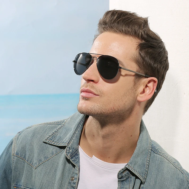 Goedkoop Mannen Polariserende Zonnebril Luchtvaart Vintage Vrouwen Bril Classic Pilot Brand Design Retro Spiegel UV400 Rijden Zonnebril
