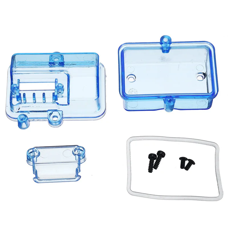 Синий пластиковый водонепроницаемый приемник приемной коробки для Huanqi727/Slash RC автомобиля дистанционного управления аксессуары