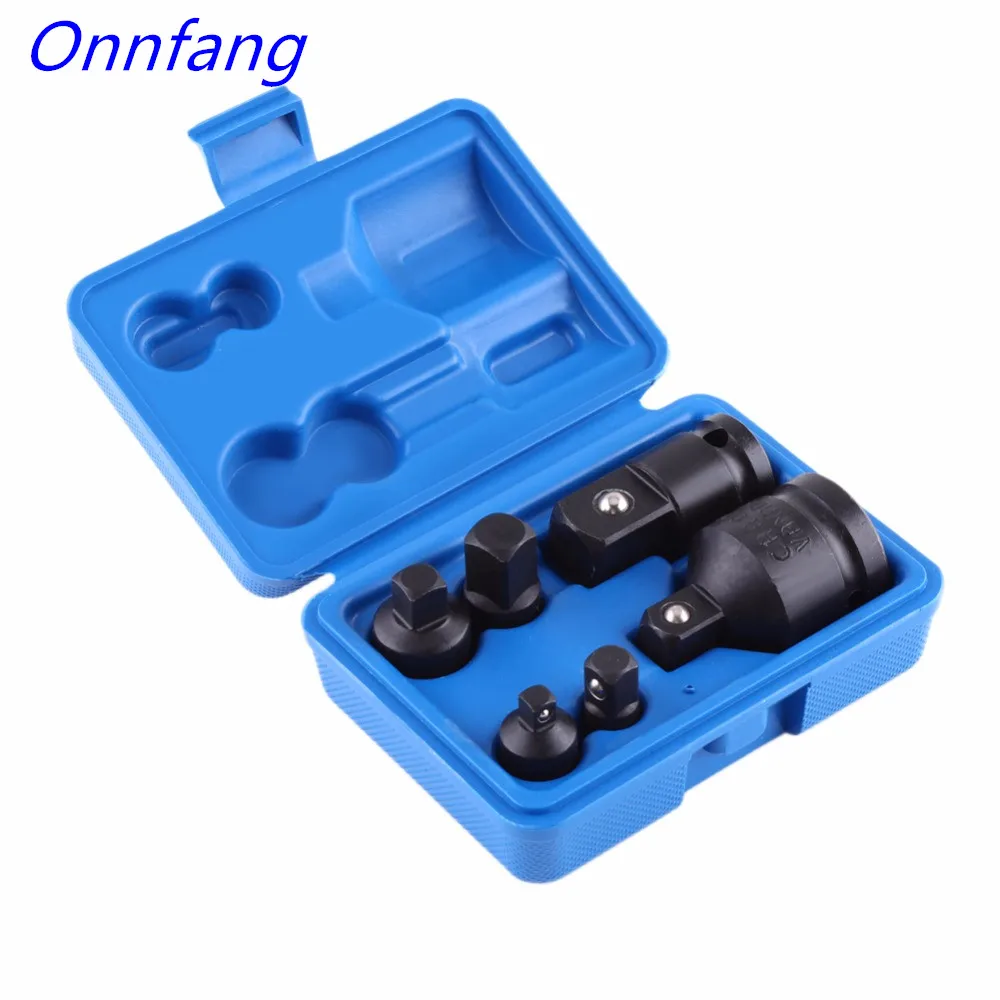 Onnfang 6/8 шт./набор гнездо адаптер Редуктор адаптер приводной гаечный ключ 1/" 1/2" 3/" 3/4" трещотка выключатель ручной набор инструментов