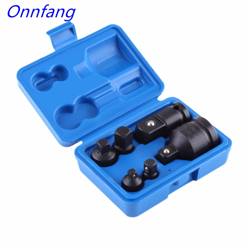 Onnfang 6 Pieces/set Socket Adaptor Reducer Adapter Drive Wrench 1/4 Onnfang 6 Pieces/set Socket Adaptor Reducer Adapter Drive Wrench 1/4