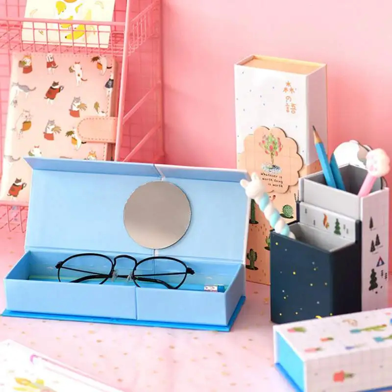 

Multifunctional Pencil Case Deformation Pencil Box Transforms Pen Holder Creative School Supplies Pencil Brush Glasses Case