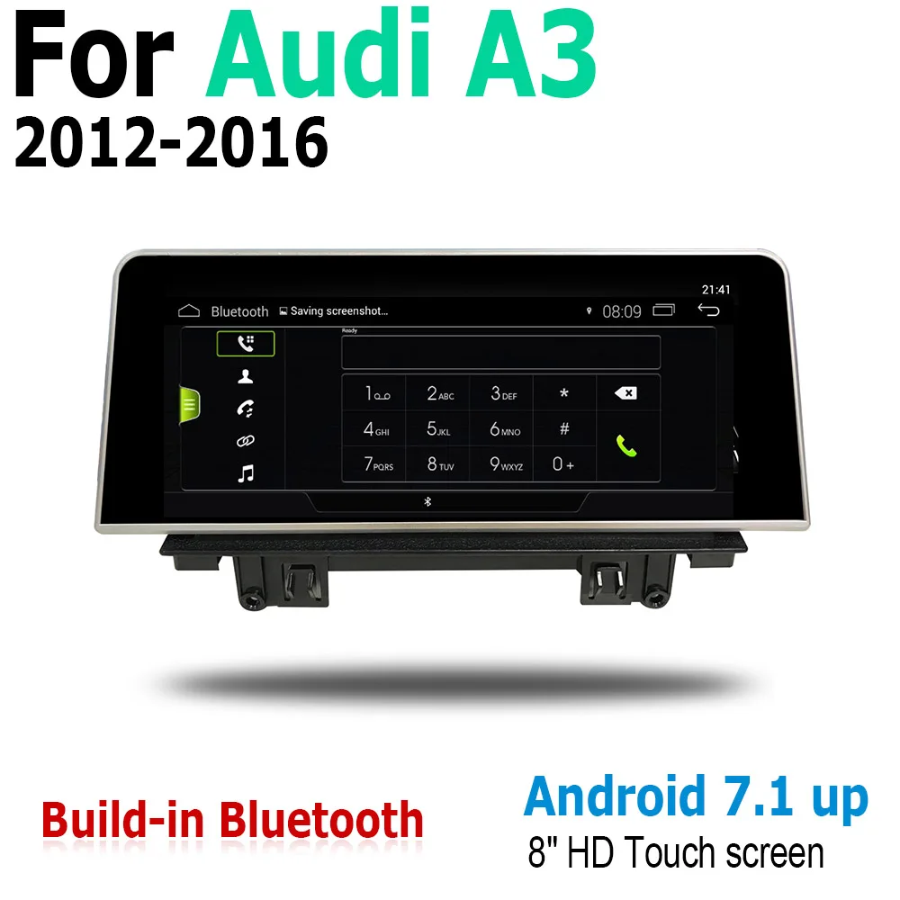 Android экран для Audi A3 8V 2012~ MMI " сенсорный дисплей gps-навигация, радио, стерео головное устройство мультимедийный плеер