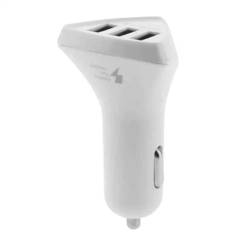 Быстрая зарядка 3 порта USB Автомобильное зарядное устройство 5V/3.1A DC адаптер для
