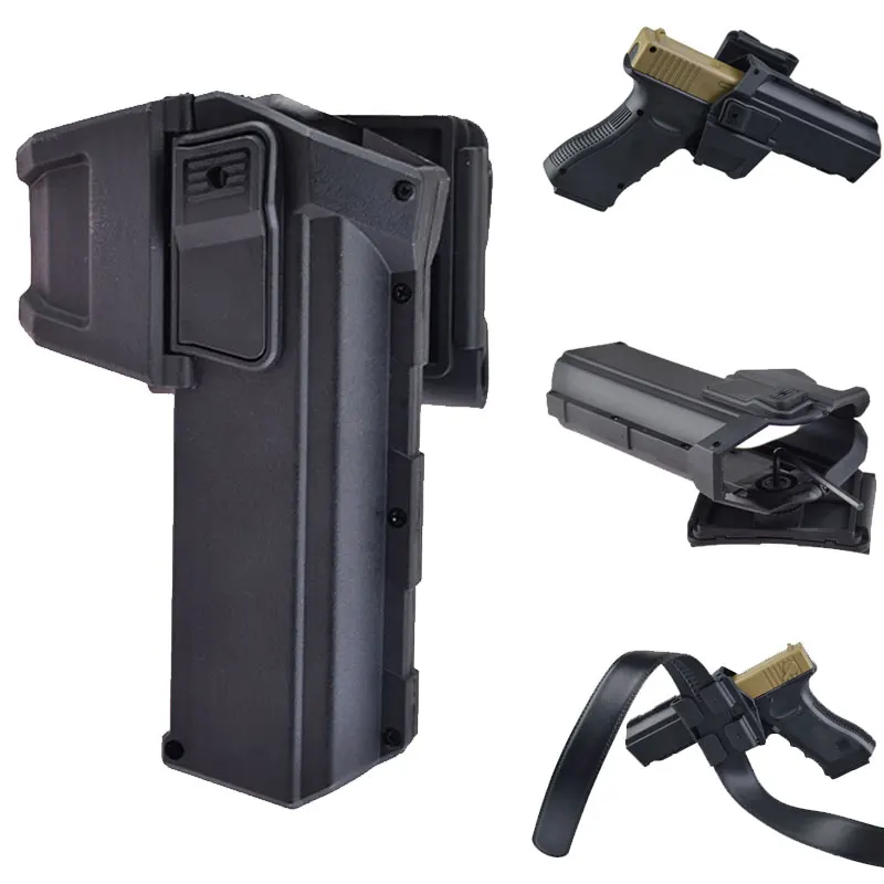 Подвижные правой пояс кобура для Glock 17|holster for glock|holster pistolwaist holster |