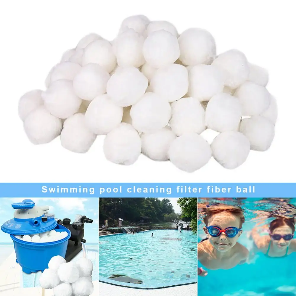 

700g Swimming Pool Swimming Cleaning Balls Equipment Filter Media Net Bag Filter Fiber Ball Water Purification Fiber Dropping