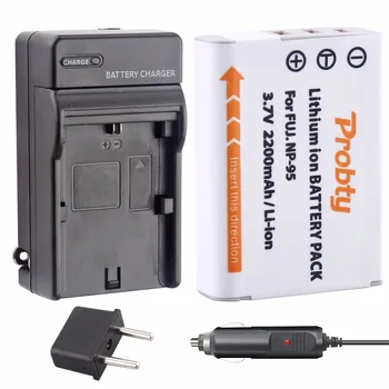 

Probty NP-95 NP 95 Battery + Charger kit for Fujifilm X30 X100 X100S X100T X-S1 FinePix F30 FinePix F31 fd F31f Real 3D W1