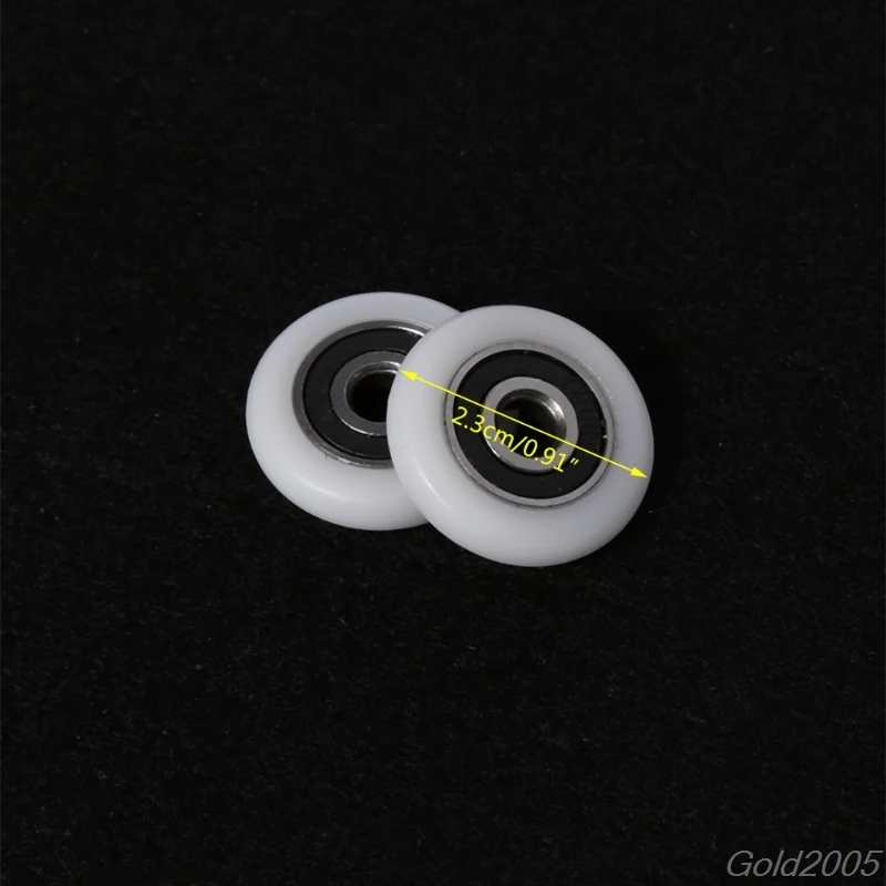 Bath cabinet roller wheel 8 Pcs shower room accessories bearing roller wheel 5*23*5.7mm G25 Whosale&DropShip shower door rollers,shower room rollers,roller bearing,pu roller