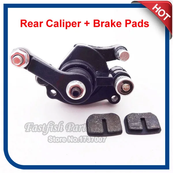 Rear Disc Brake Caliper Pads For 47cc 49cc Mini Dirt Pocket Bike Moto