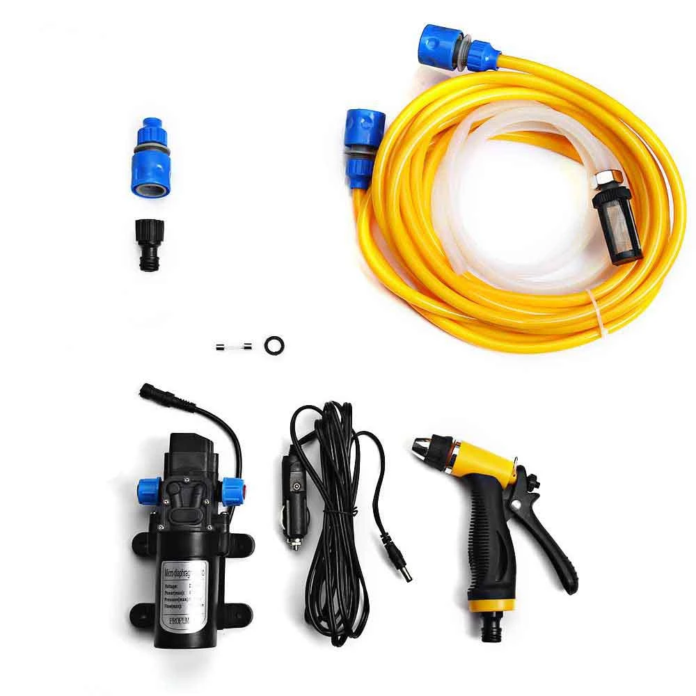 New 12V 80W High Pressure Self priming Electric Car Wash Washer Water