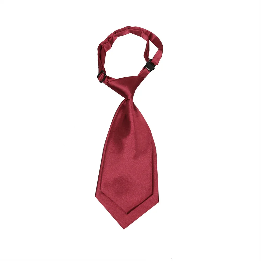 HOOYI Boys Tie Solid Fashion Cravat Small size Necktie for Women